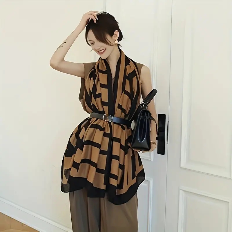 Fashion Cotton Linen Lightweig - Travel Accessories Aesthetic ulasan dan harga