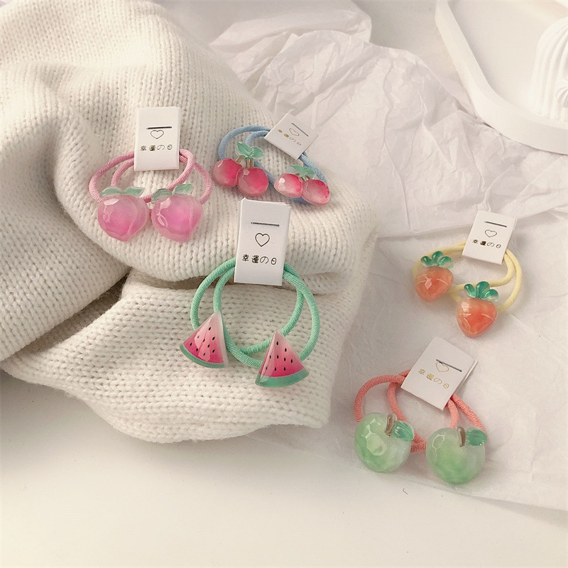 Kids Carrot Hair Ties 5 Pair N - Travel Accessories Baby ulasan dan harga
