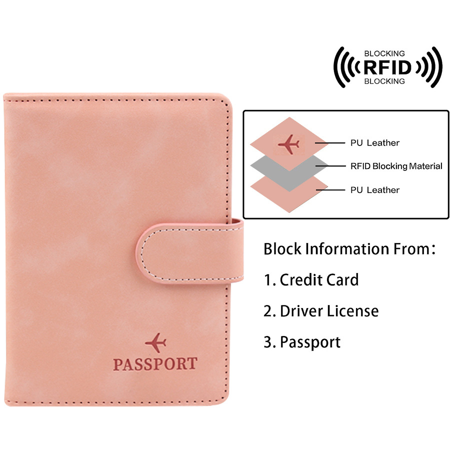 Magnetic Button Passport Cover - Travel Accessories Wallet ulasan dan harga