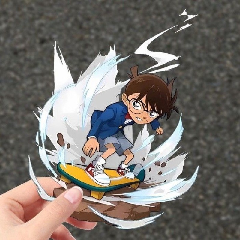 Detective Conan Cartoon Skateb - Luggage Cover Protector ulasan dan harga
