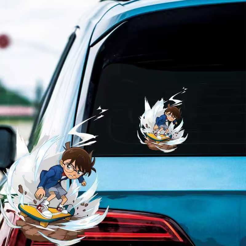 Detective Conan Cartoon Skateb - Luggage Cover Protector ulasan dan harga