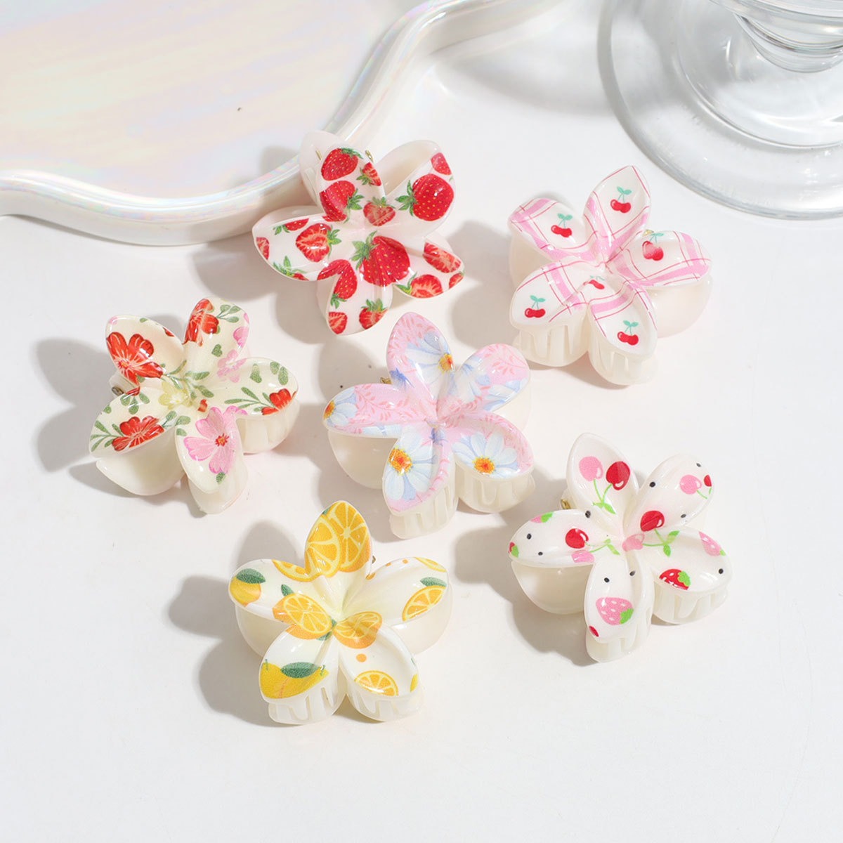 3pcs Cute Fashion Colorful Fru - Travel Accessories Aesthetic ulasan dan harga
